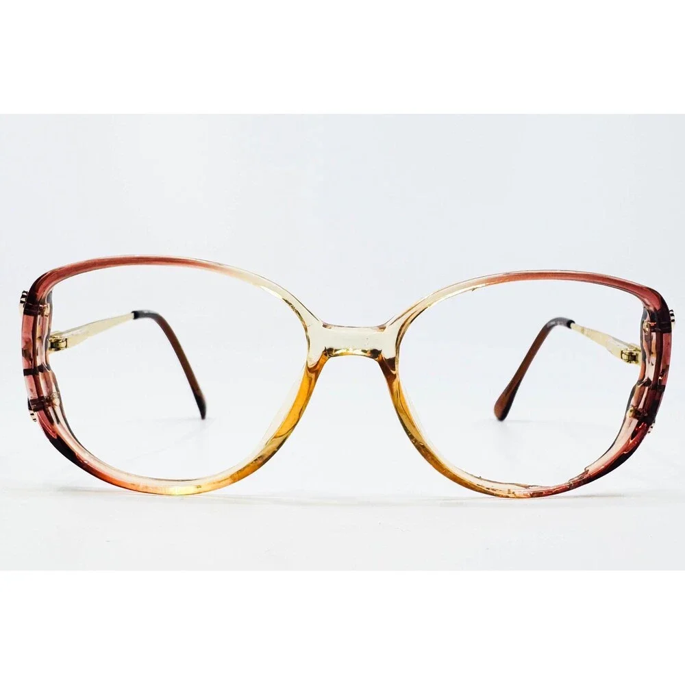 Gloria Vanderbilt Eyeglass Frames Womens Red Ombre Zyloware 746 54-16-140